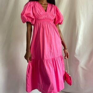 Pretty pink summer dress size small